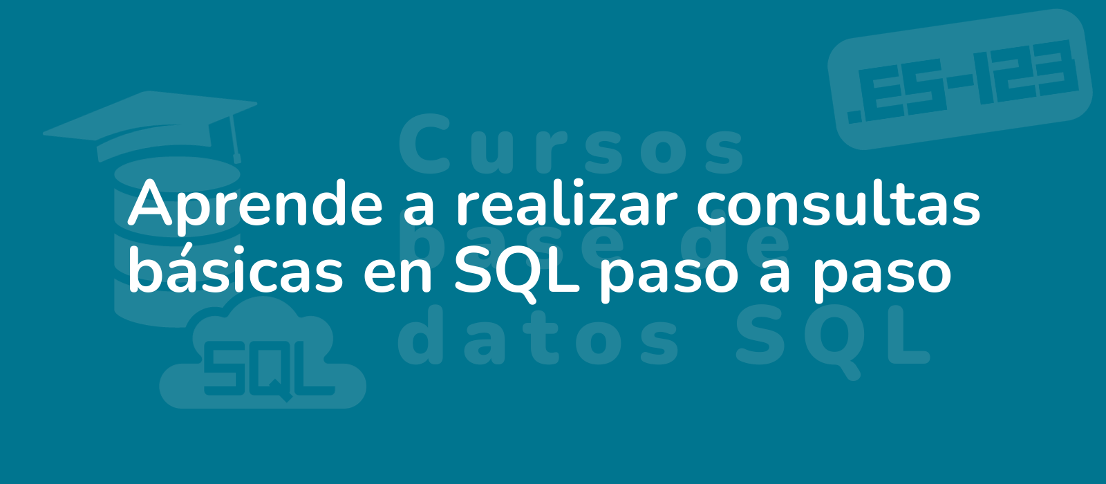 step by step guide to learning basic sql queries depicted by a modern interface with code snippets on a sleek background