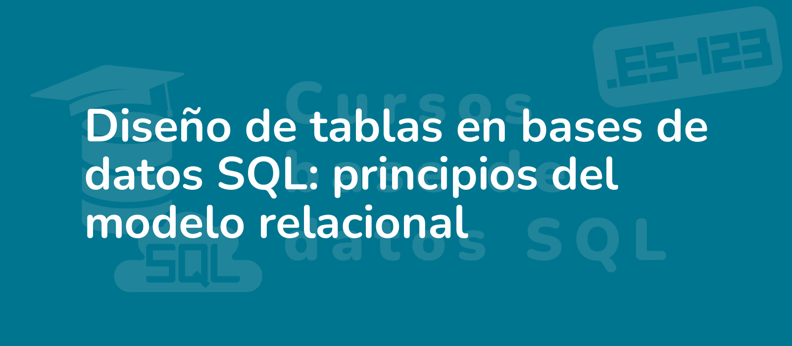 clean and modern representation of sql database tables illustrating relational model principles with simplicity and clarity