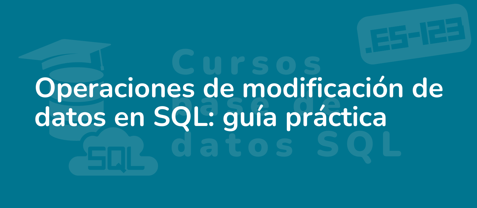 simplified illustration of sql data modification operations showcasing practical guide in a modern setting 4k resolution